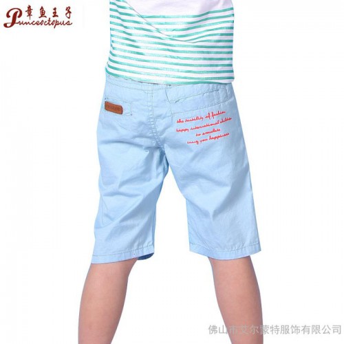 2015夏童裝男童牛仔中褲