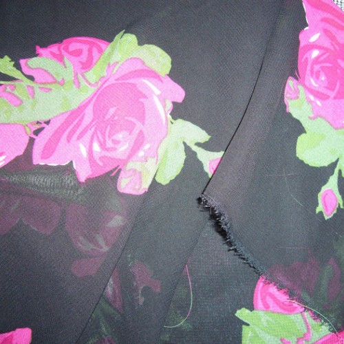 珮源 雪紡印花 75D雪紡 仿真絲 裙裝面料 圍巾面料 順紆縐 30D雪紡  印花雪紡