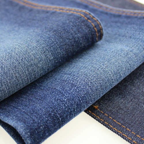 佛山牛仔布 絲光 竹節牛仔布面料