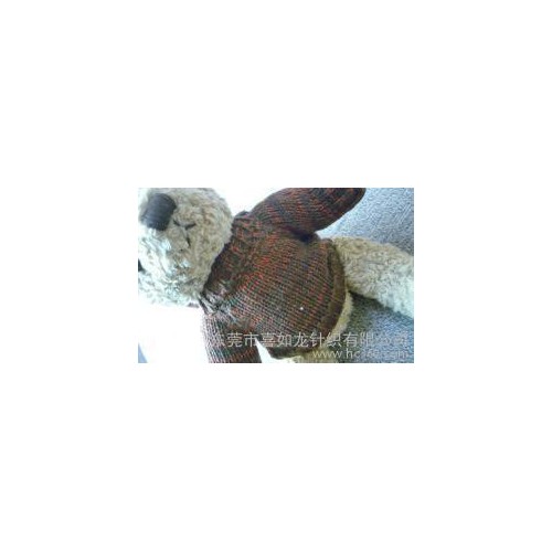 提花公仔毛衣，玩具熊毛衣，玩具公仔毛衣，帽子，圍巾三件套