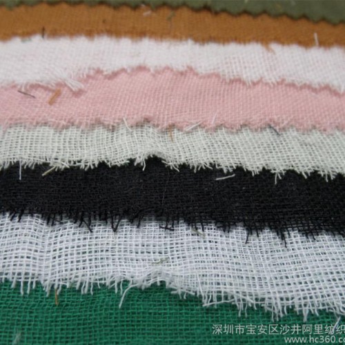 新品 雙層網布 全棉網布面料 梭織網布 服裝圍巾面料 輕薄飄