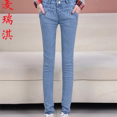 ,2014新款女裝 牛仔褲 女式 小腳鉛筆褲 韓版修身女式牛仔褲 女褲