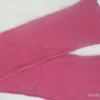 時尚針織提花兔毛中長訂珠片圍巾