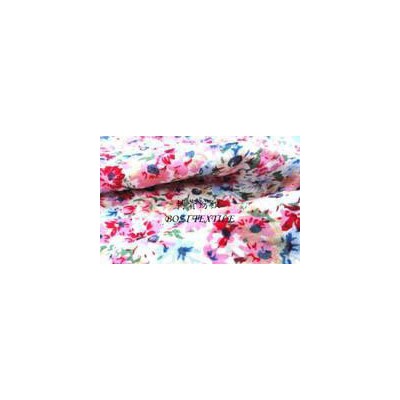 人棉印花布，圍巾印花面料，服裝面料