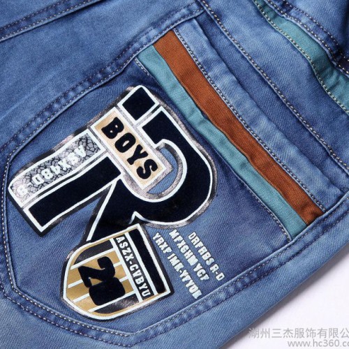 廠家牛仔褲 2014童裝男童春款兒童褲子 男童牛仔褲潮韓版長褲677