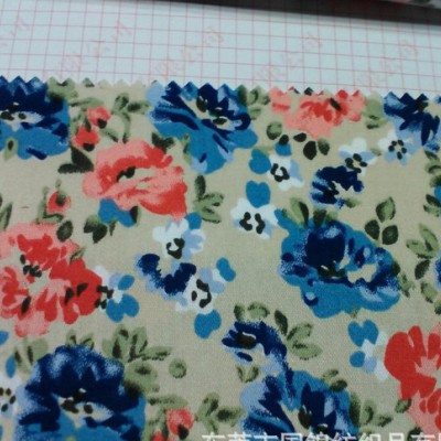 印花布 133*56彈力印花布 打底褲用印花布 彈力細斜印花