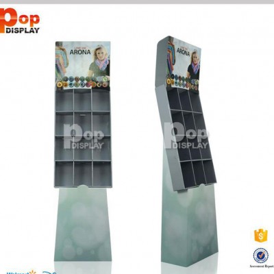 高加強芯紙板促銷展示架  圍巾格子紙陳列架  落地格子紙貨架