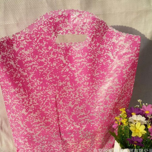 【現貨】30*40cm花邊塑料服裝手提袋 圍巾帽子內衣飾品包