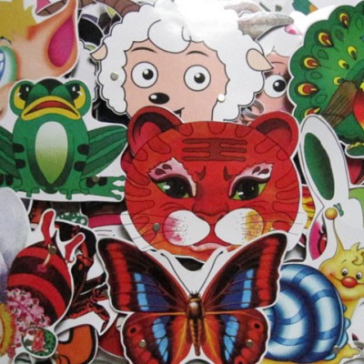 我會飛動物頭飾 兒童表演道具老鷹小雞蜜蜂燕子蜻蜓蝴蝶舞會面具