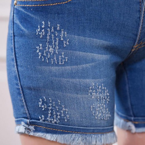 2014新款牛仔短褲女韓版潮彈力顯瘦寬松短褲