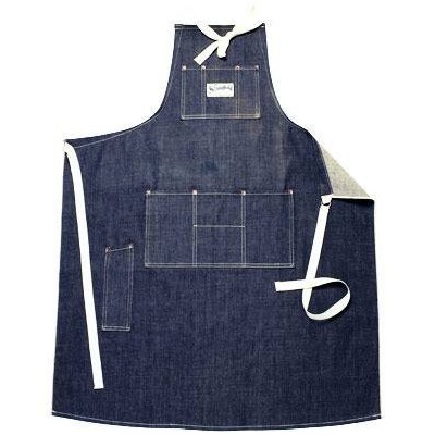 鄭州素品咖啡館牛仔布圍裙定制個性化展示