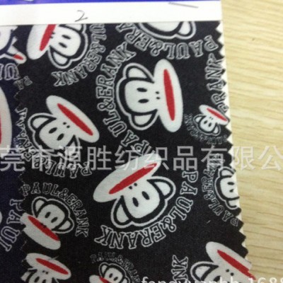 工廠直銷棉布全棉彈力棉布60S貢緞印花大嘴猴YS-4152