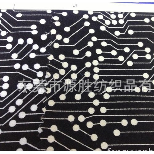 工廠直銷全棉印花彈力印花布彈力貢緞印花YS-4147