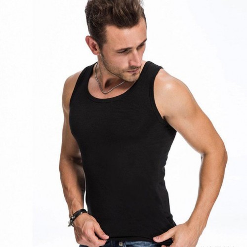 2016春夏新款男士純棉背心彈力 背心男式大碼工字男背心直銷