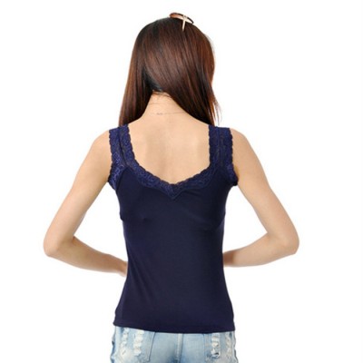 新款 舒適 蕾絲花邊 百搭打底吊帶背心NO71208