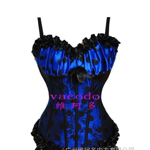 直銷秒價(jià)出售性感波點(diǎn)鋼骨塑身衣吊帶情趣收腹束身衣一件代發(fā)