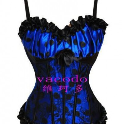 直銷秒價(jià)出售性感波點(diǎn)鋼骨塑身衣吊帶情趣收腹束身衣一件代發(fā)