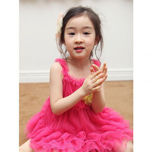 清倉天鵝裙 休閑吊帶紗裙 女童公主裙 2014夏款童連衣裙