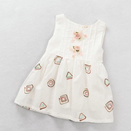 2016夏款童裙 韓版舒適女童背心裙 新款夏裝全棉童裙子