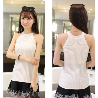 香花2016夏裝加工定制女式針織衫毛衣吊帶小背心打底衫