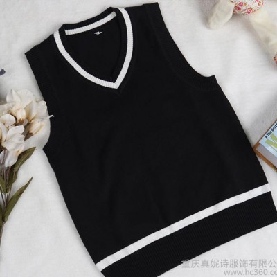 真妮詩服飾 男女純棉背心 長紋棉 棉毛衫