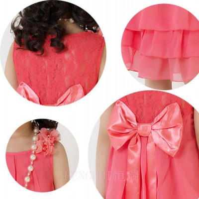 雙十一新韓版中大童女童裝吊帶裙夏裝雪紡裙公主裙蛋糕裙淑女裙子