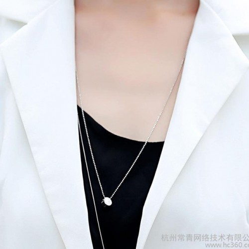 COMEACROSS春季時尚背心女士 純色翻領一粒扣顯瘦中長