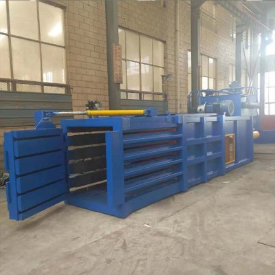 廢舊飲料瓶臥式自動打包機 臥式編織袋打包機 液壓無紡布打包機價格