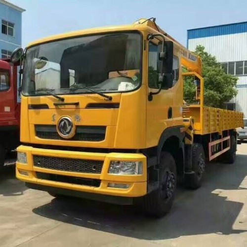 東風前四后八10噸12噸隨車吊帶平板廠家優惠價格直銷 東風隨車吊