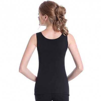 時尚女士保暖性感半透明蕾絲加絨美體塑身修身背心顯瘦打底上衣