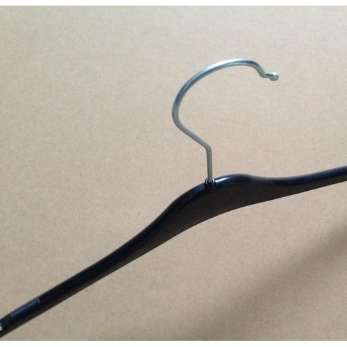 19"塑料衣架 掛裝衣架 TU黑色塑膠衣架 吊帶衫衣架 防滑衣服掛