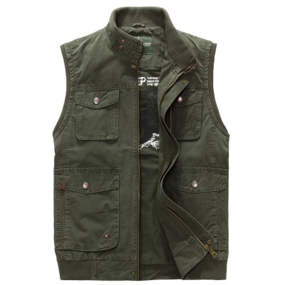 直銷afs  jeep吉普秋冬男士休閑馬甲 大碼純棉背心 8