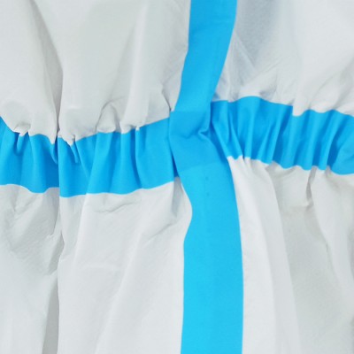 連旗 一類隔離服 廠家批發 帶膠條加強防護