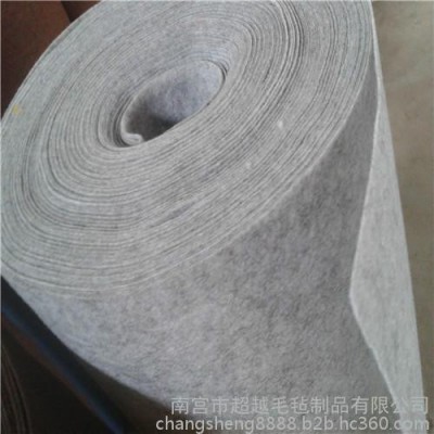 超越工業毛氈 羊毛氈生產廠家  針刺毛氈 無紡布 耐高溫芳綸氈 定型高密度加厚毛氈，細白羊毛氈 毛氈羊毛氈
