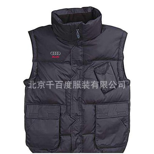 服裝專業(yè)定制**羽絨棉休閑攝影馬甲 背心 來樣來圖加工