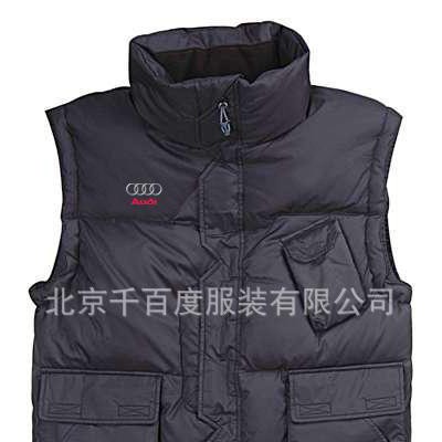 服裝專業(yè)定制**羽絨棉休閑攝影馬甲 背心 來樣來圖加工