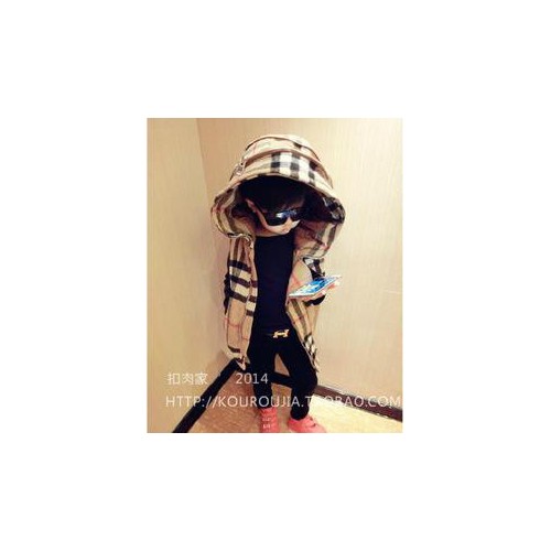 2014童裝男童潮男寶寶秋冬裝新款兒童格子夾棉馬甲 坎肩背心