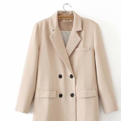 F71大碼女裝2019秋裝新款胖MM顯瘦西服外套HT3027