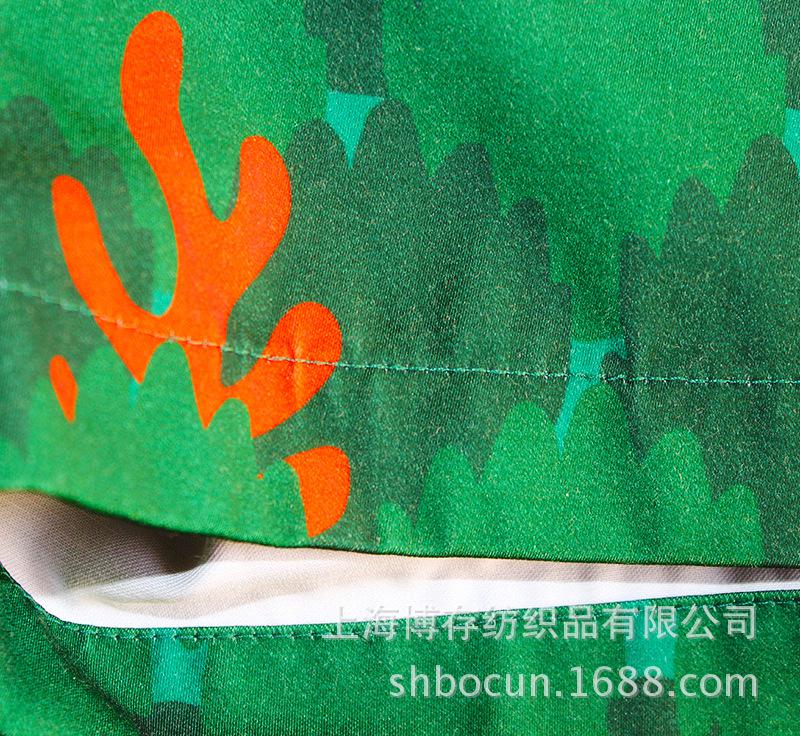 滌綸短褲裁片熱升華轉移印花