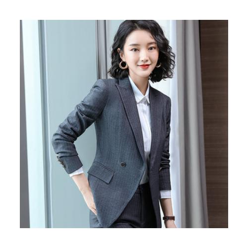 西裝套裝女商務(wù)職業(yè)套裝工作服秋冬新款氣質(zhì)面試正裝大學(xué)生工裝