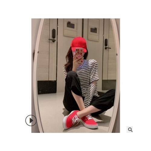 Q彈神仙褲 高腰休閑褲女夏寬松運(yùn)動(dòng)闊腿直筒灰色褲子2021韓版新款