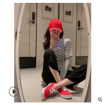 Q彈神仙褲 高腰休閑褲女夏寬松運(yùn)動(dòng)闊腿直筒灰色褲子2021韓版新款