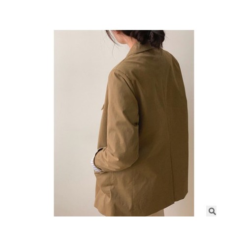 女士春秋2021新款薄西裝外套韓版小個子休閑春款小西服女韓國0703