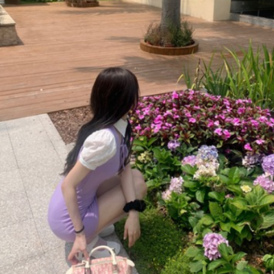 你家辣辣halo lala甜欲雙修/2021年夏季香芋紫假兩件修身連衣裙子