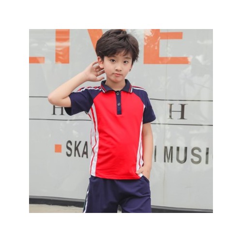 夏季小學生校服班服套裝學院風童裝幼兒園園服短袖夏裝工廠