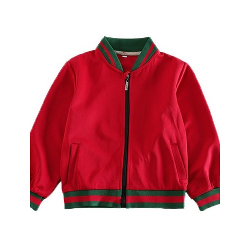 春秋款小學生校服紅色套裝初高中畢業班服幼兒園園服源頭工廠批發