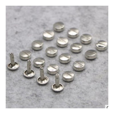 批發 金屬平面撞釘 棋子釘 平面圓形釘 圓柱形帽釘 箱包五金配件