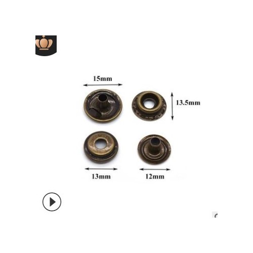 廠家直銷環保金屬純銅四合扣服飾箱包鞋子急鈕車縫鈕暗扣鈕扣批發