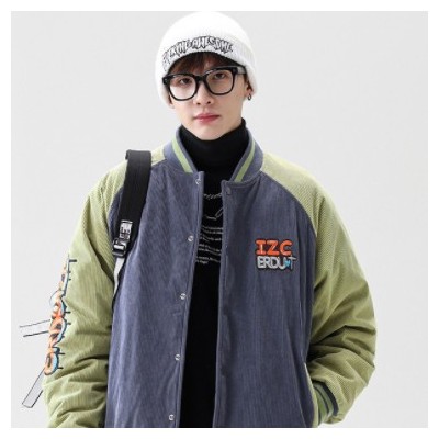 都市男裝|2021冬季新款男士羽絨棒球服外套寬松ins潮牌羽絨