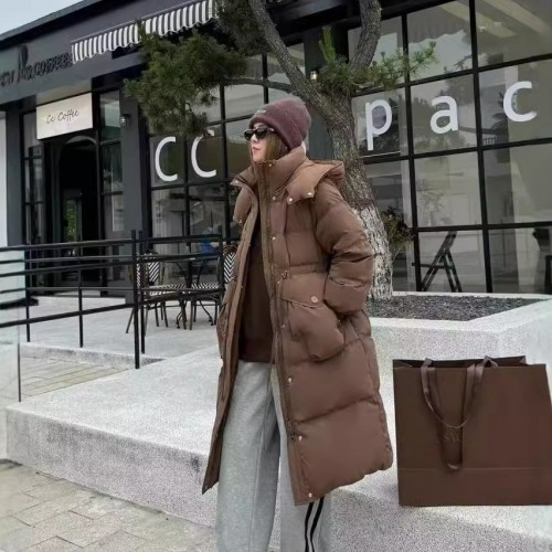 2024新款羽絨服女高端時尚中長款加厚收腰顯瘦保暖百搭冬季外套